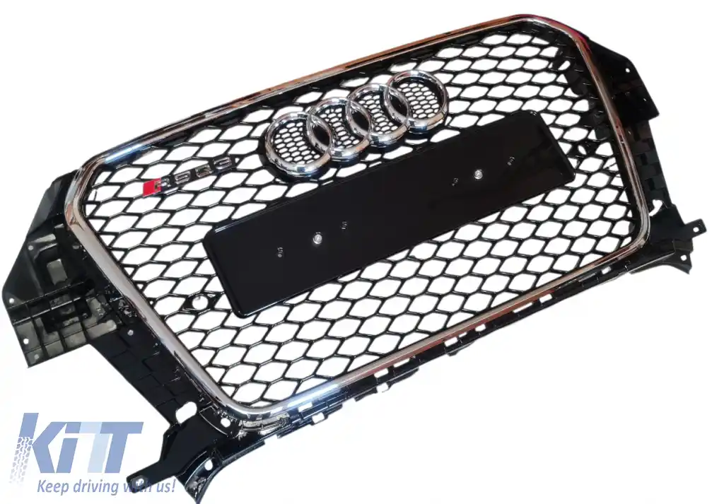 Grilă frontală stil RS potrivită pentru Audi Q3 2011 - 2015!-image-6326288