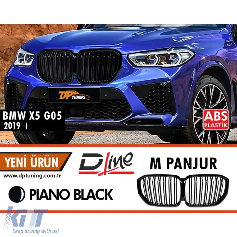 image-49-Grilă frontală X5 G05 M Negru Pian ABS / 2019 După