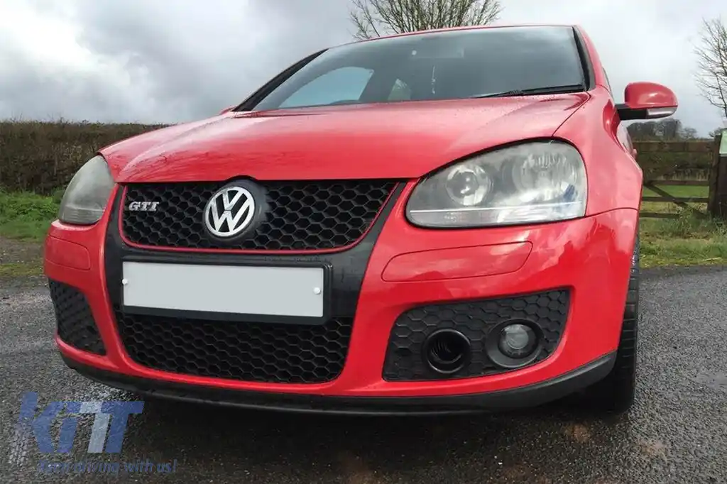 Grilă GTI neagră potrivită pentru VW Golf V GTI 2003-2009-image-6216916