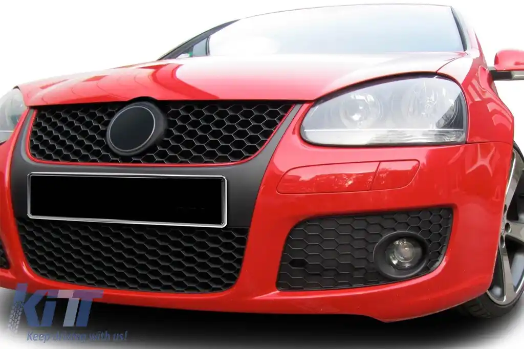 Grilă GTI neagră potrivită pentru VW Golf V GTI 2003-2009-image-6216917