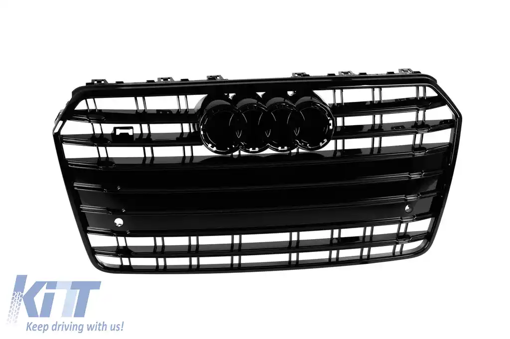 Grilă lac negru tip S7 potrivită pentru Audi A7 2015-2017-image-6164251