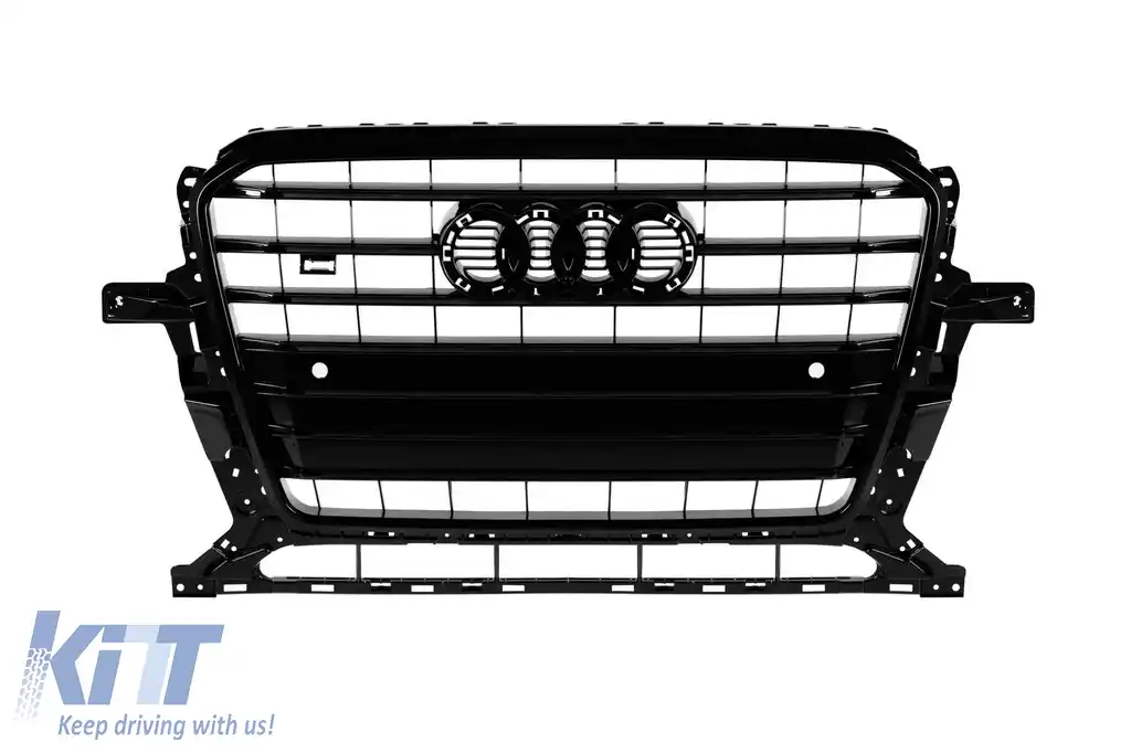 Grilă lac negru tip SQ5 potrivită pentru Audi Q5 2012-2016