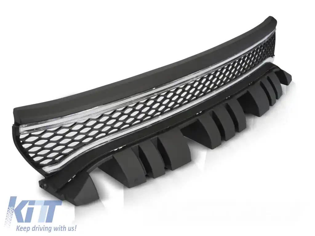 GRILĂ NEAGRĂ cu LED-uri potrivită pentru DODGE CHARGER 14-23