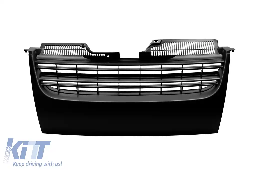 Grilă neagră fără emblemă potrivită pentru VW Golf V 2003-2008, Jetta 2005-2010