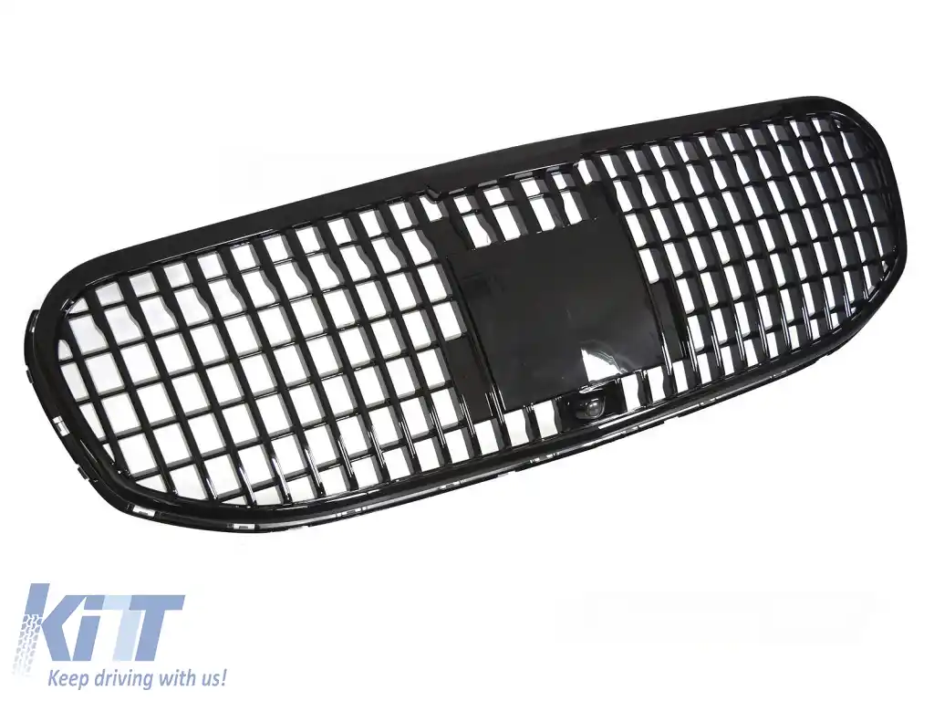 GRILĂ NEAGRĂ LUCIOASĂ potrivită pentru MERCEDES GLS X167 19-23