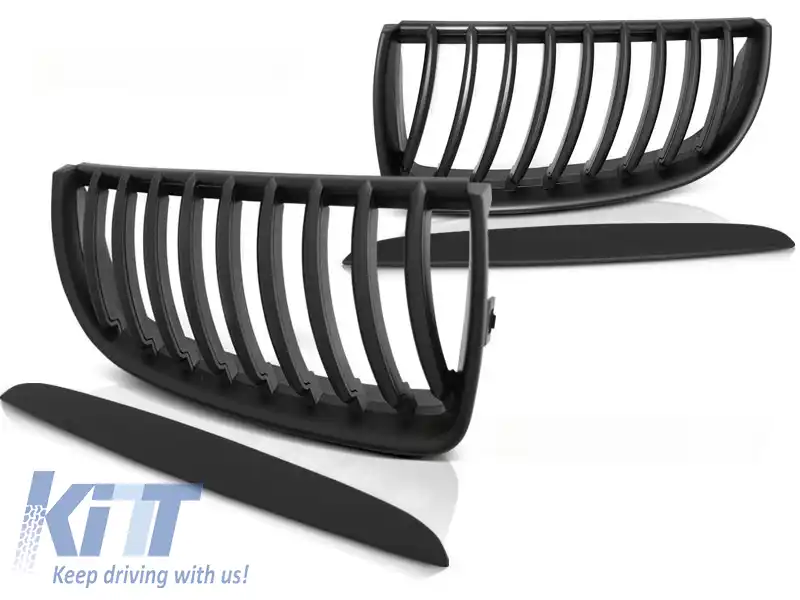 image-56-GRILĂ NEAGRĂ MATT potrivită pentru BMW E90 / E91 03.05-08.08
