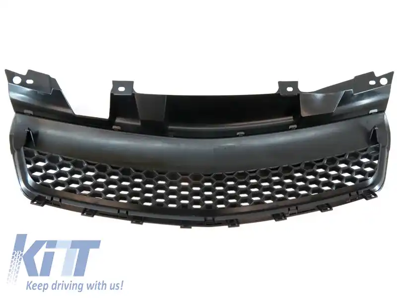 Grilă neagră tip fagure fără emblemă potrivită pentru Opel Zafira 2005-2011-image-6213251