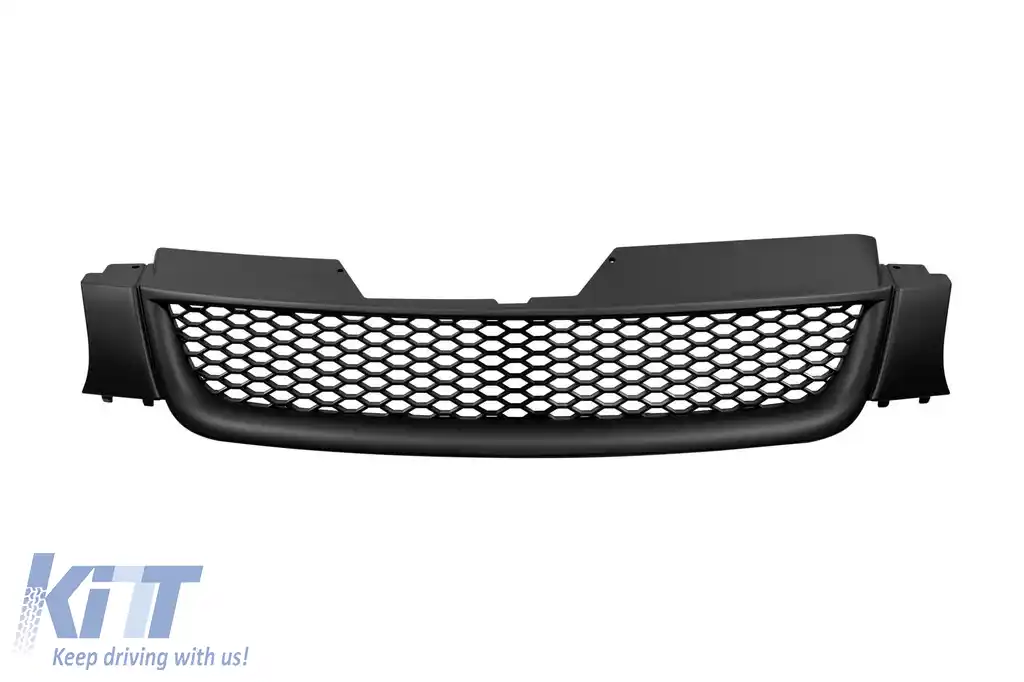 Grilă neagră tip fagure fără emblemă potrivită pentru VW Golf V 2003-2008