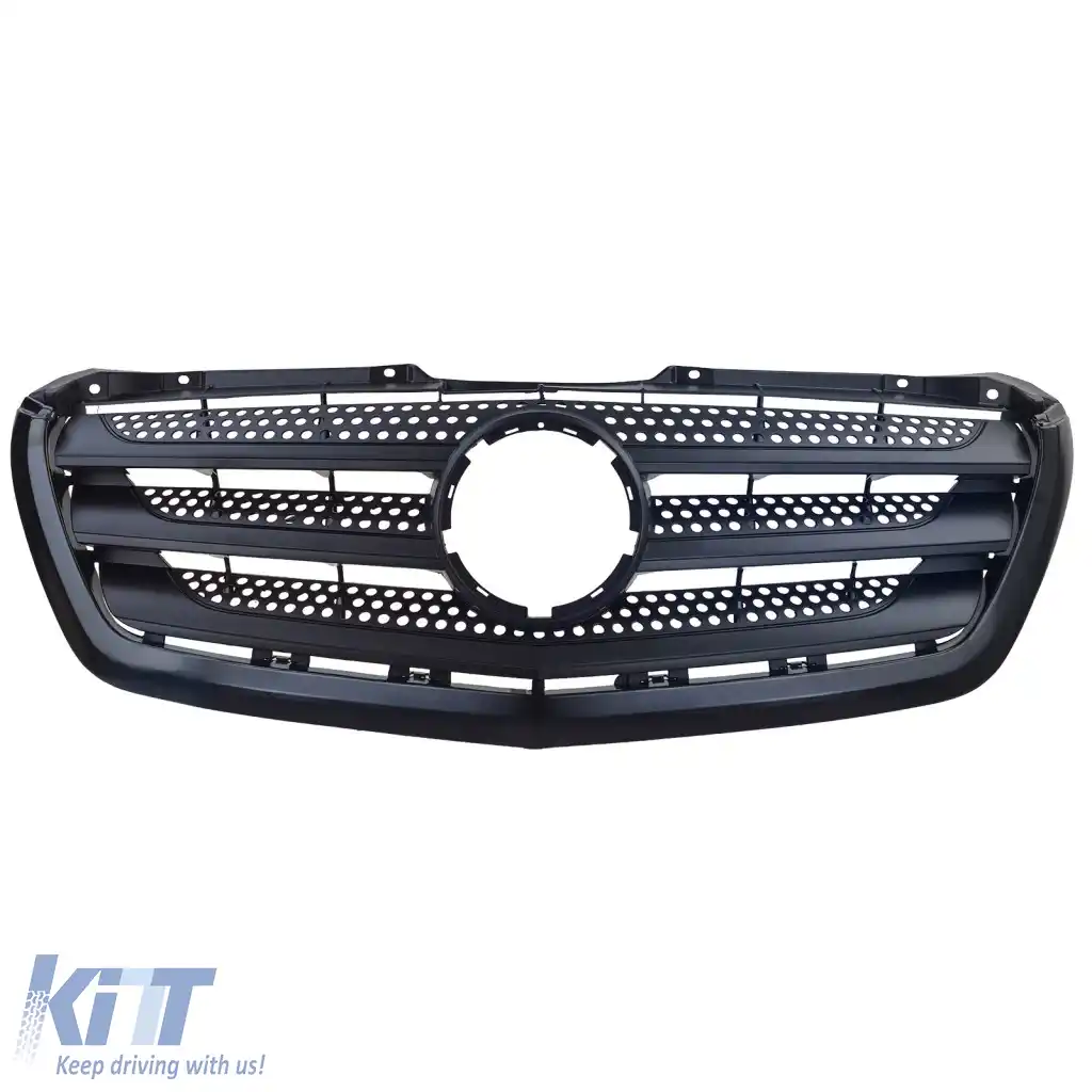 Grilă radiator cu cadru potrivit pentru Mercedes Sprinter W906 Facelift 2013–2018-image-6326867