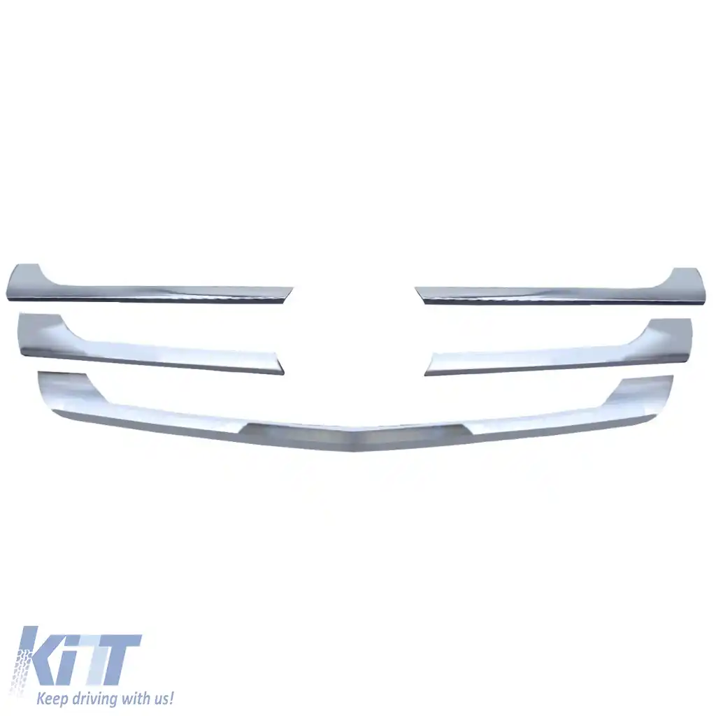 Grilă radiator cu crom + cadru potrivit pentru Mercedes Sprinter W906 Facelift 2013–18-image-6326707