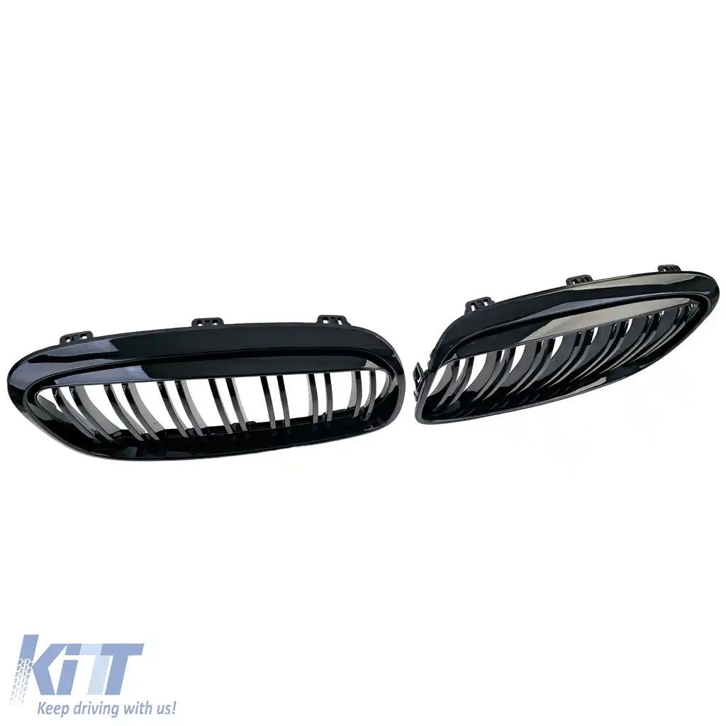 Grilă radiator cu dublu șanț negru lucios, potrivită pentru BMW Seria 2 Active Tourer F45 2014-2017-image-6210162