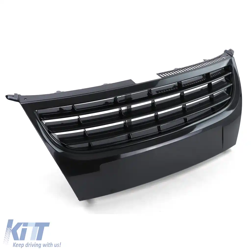 Grilă radiator fără emblemă neagră, potrivită pentru VW Touran GP 2006-2010-image-6190805