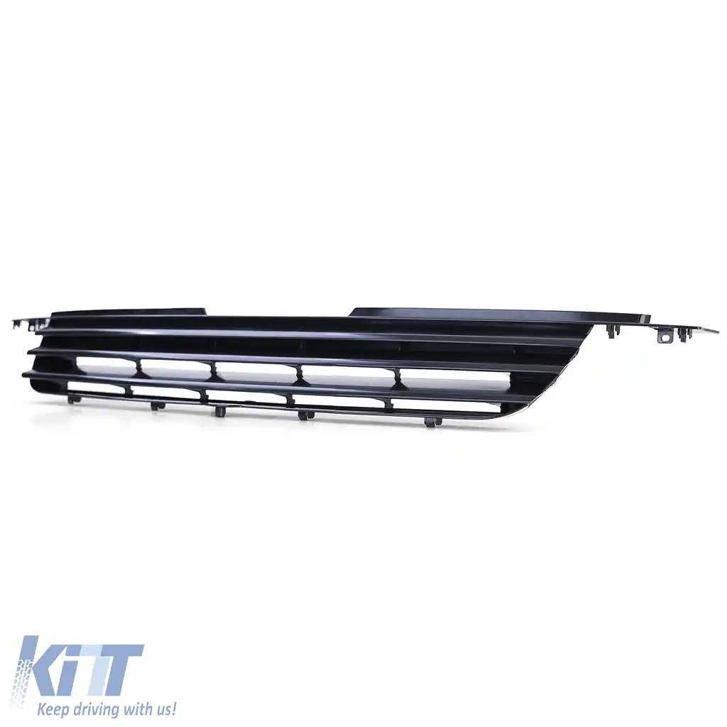 Grilă radiator fără emblemă neagră, potrivită pentru VW Lupo 98-05-image-6196343