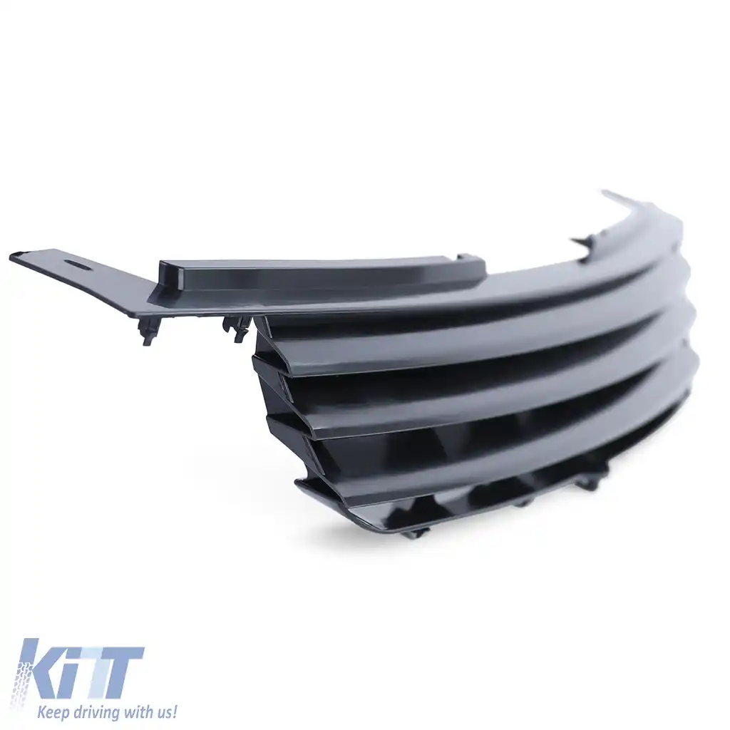 Grilă radiator fără emblemă neagră, potrivită pentru VW Lupo 98-05-image-6196344