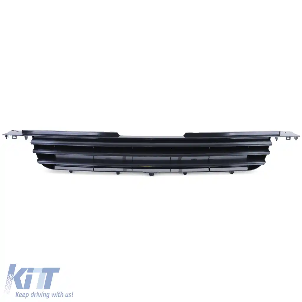 Grilă radiator fără emblemă neagră, potrivită pentru VW Lupo 98-05-image-6196345