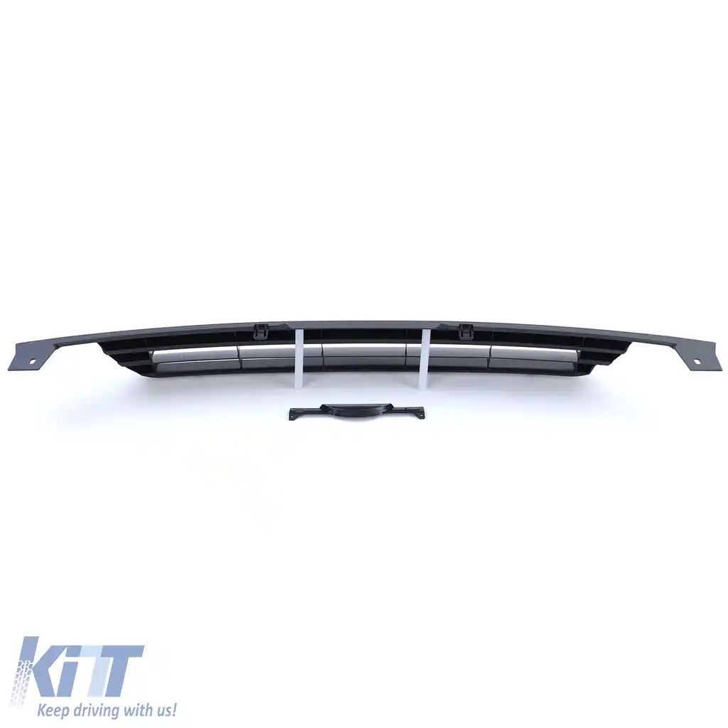 Grilă radiator fără emblemă neagră, potrivită pentru VW Lupo 98-05-image-6196346