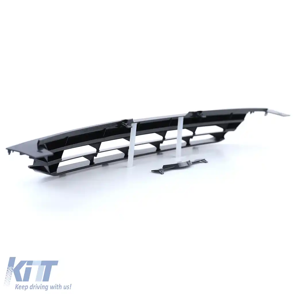 Grilă radiator fără emblemă neagră, potrivită pentru VW Lupo 98-05-image-6196347