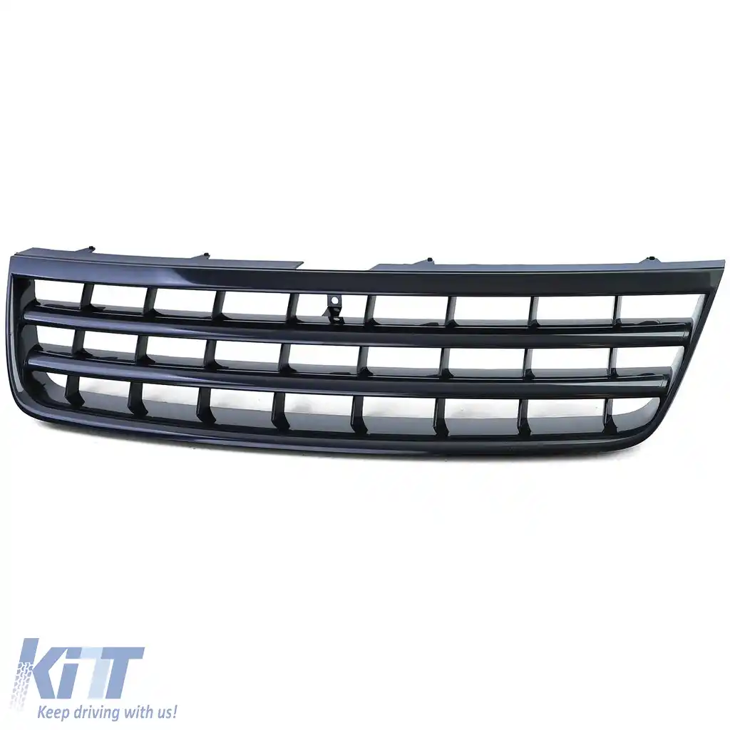 Grilă radiator fără emblemă neagră lucioasă, potrivită pentru VW Touareg 7L 02-06-image-6209527