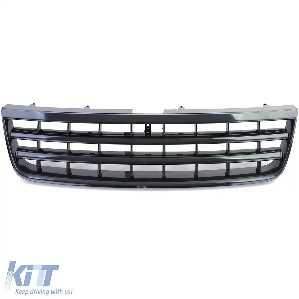 Grilă radiator fără emblemă neagră lucioasă, potrivită pentru VW Touareg 7L 02-06-image-6209531