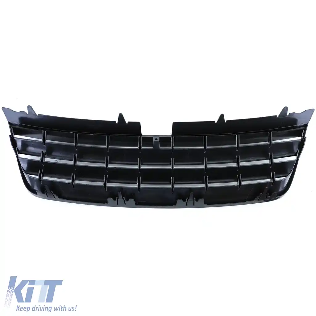 Grilă radiator fără emblemă neagră lucioasă, potrivită pentru VW Touareg 7L 02-06-image-6209534