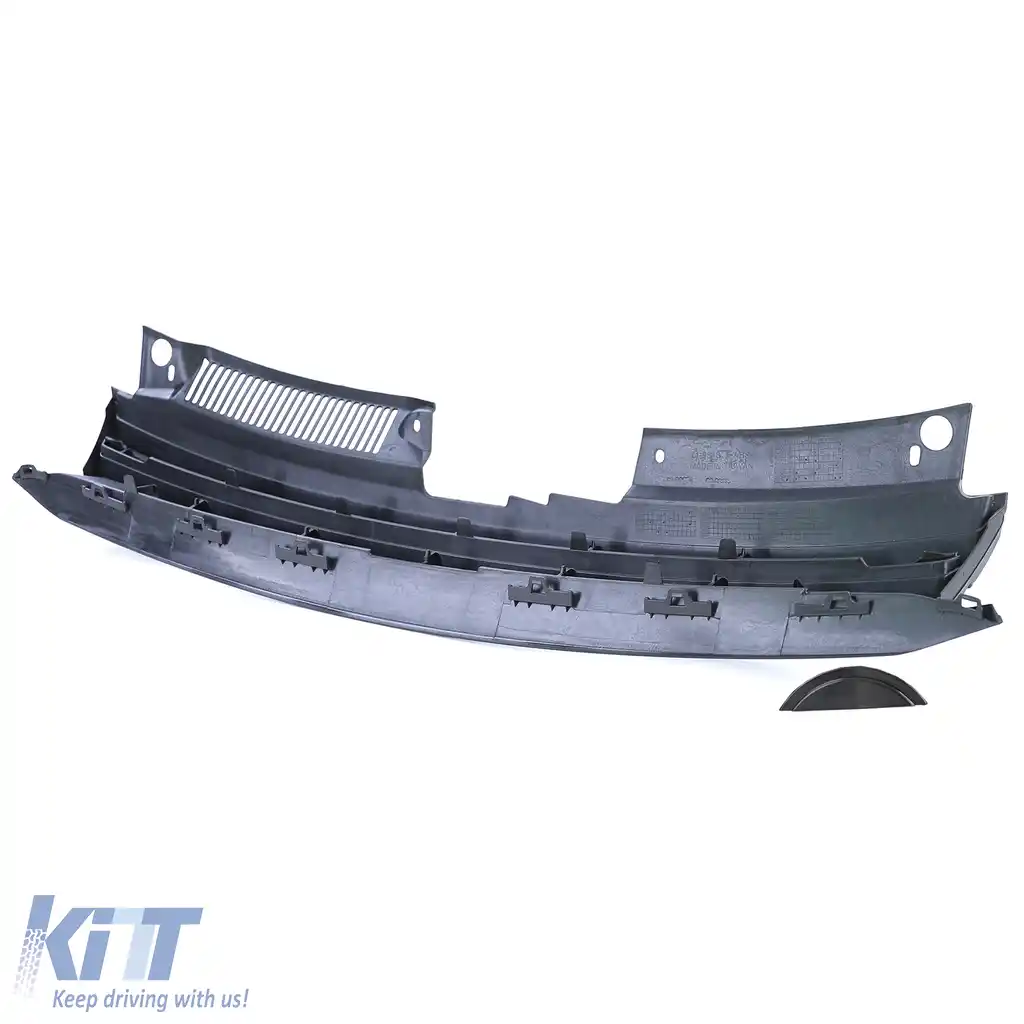 Grilă radiator fără emblemă negru lucios potrivită pentru VW Golf 6 08-12-image-6195590