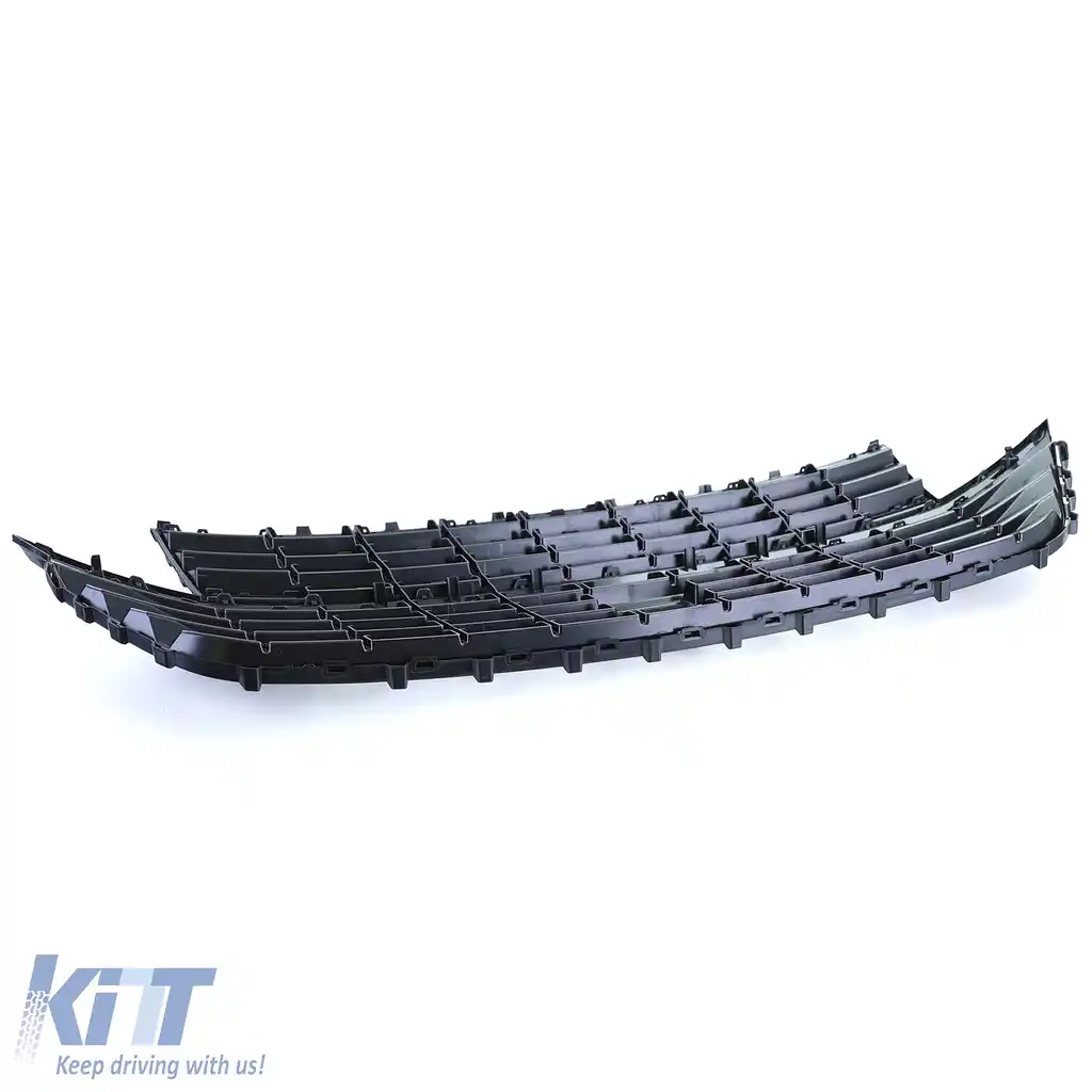 Grilă radiator fără emblemă negru lucios, potrivită pentru VW T6.1 Bus+Transporter facelift din 19-image-6198783