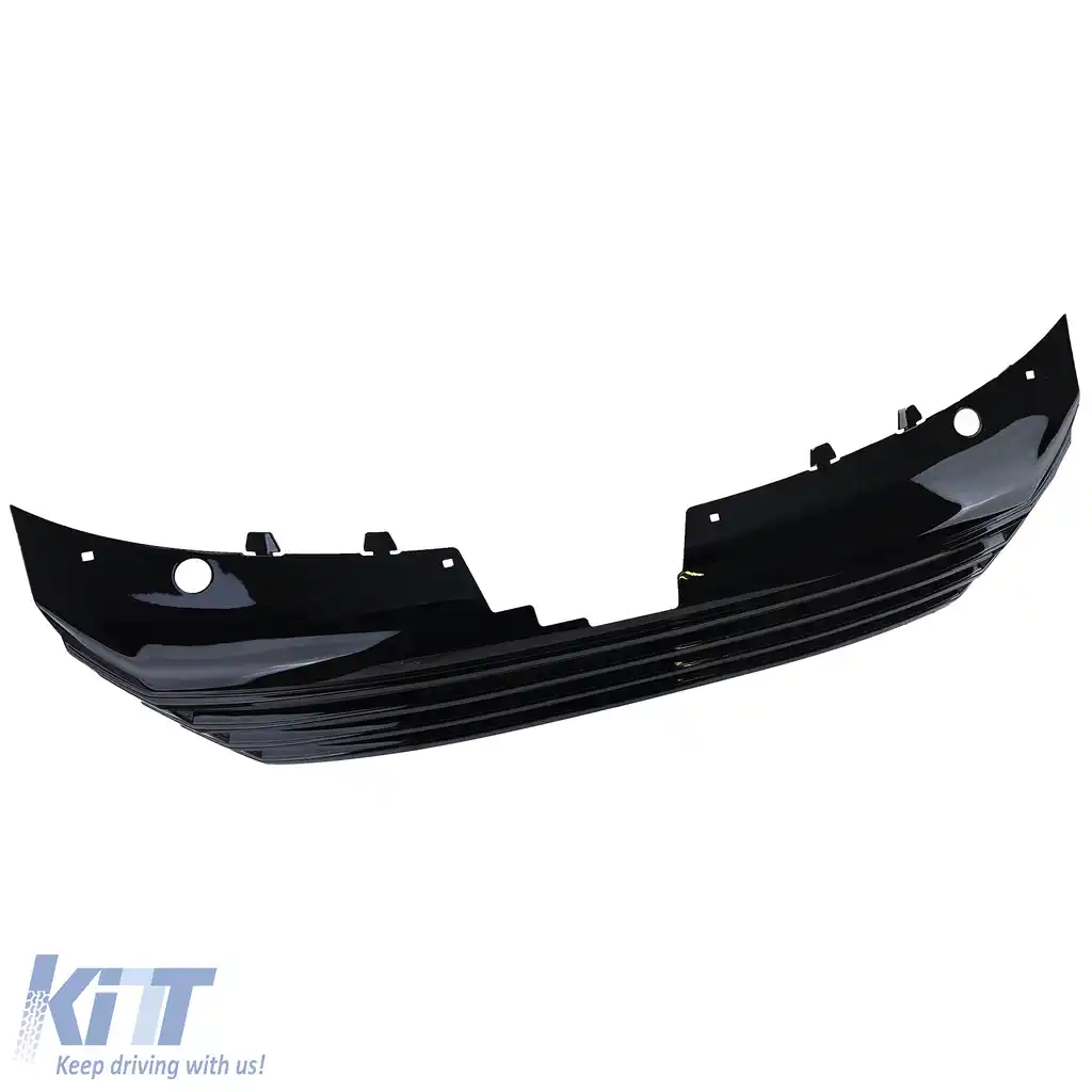 Grilă radiator fără emblemă Negru lucios potrivită pentru VW Passat B7 2010-2015-image-6201114