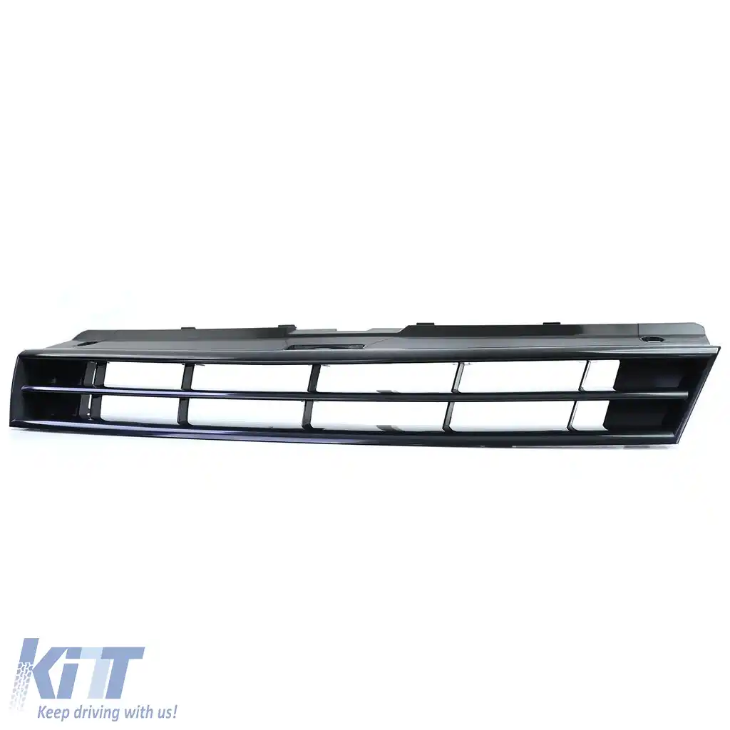 Grilă radiator fără emblemă Negru Lucios, potrivită pentru VW Polo 5 6R 6C 09-17-image-6204257
