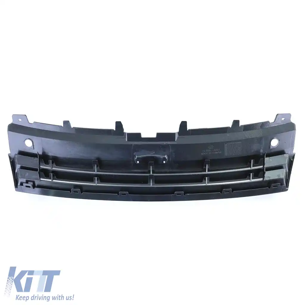 Grilă radiator fără emblemă Negru Lucios, potrivită pentru VW Polo 5 6R 6C 09-17-image-6204261
