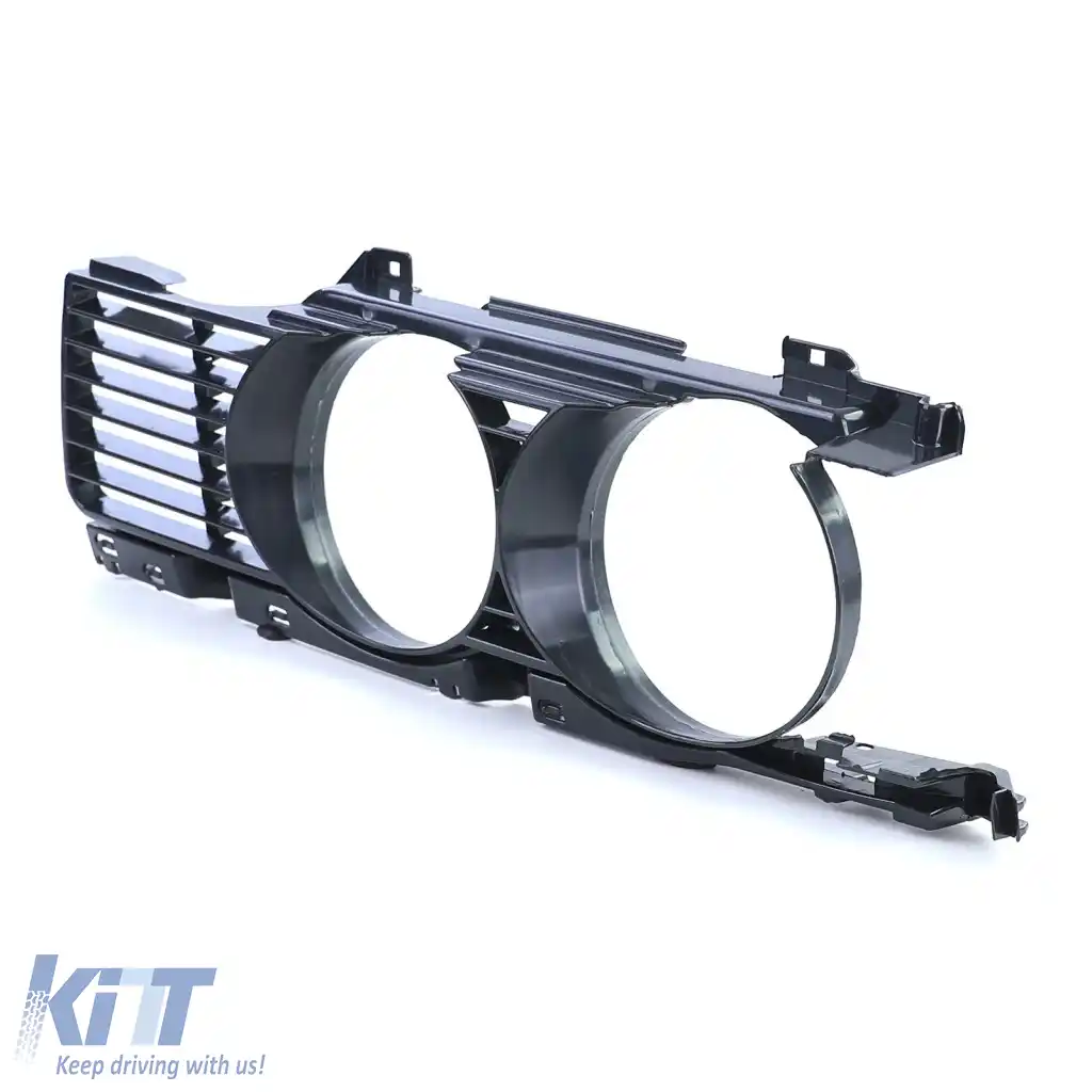 Grilă radiator și grilă far dreapta potrivită pentru BMW Seria 5 E34 1988-1994-image-6327024