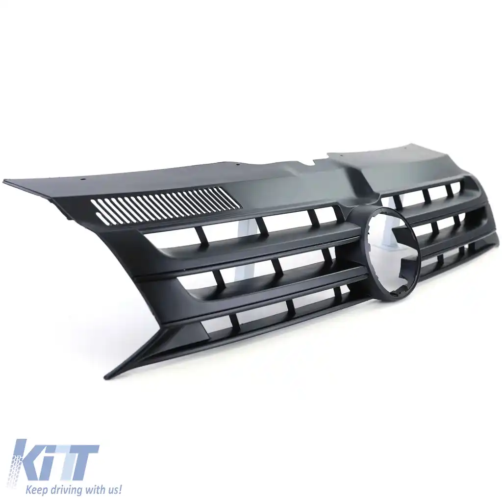 Grilă radiator neagră pentru emblemă, potrivită pentru VW Bus T5 Facelift 09-15-image-6326769