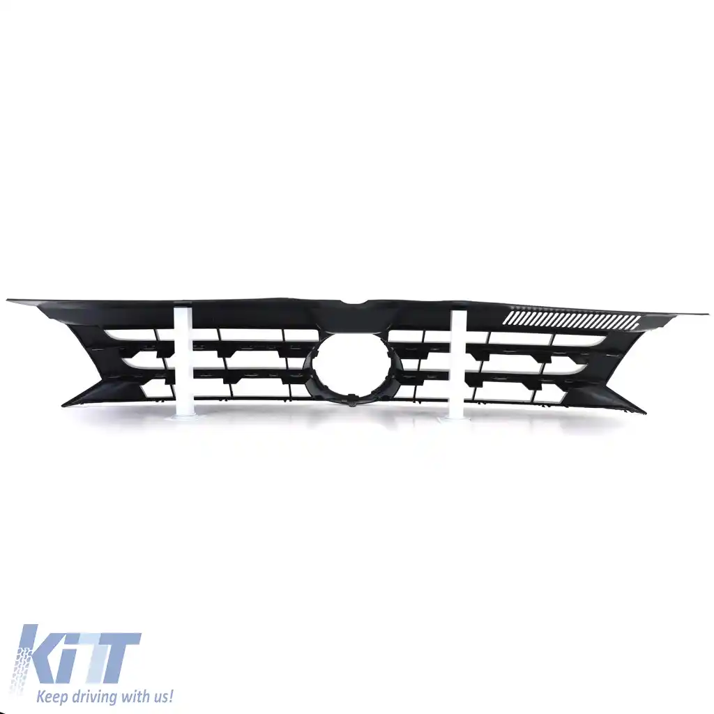 Grilă radiator neagră pentru emblemă, potrivită pentru VW Bus T5 Facelift 09-15-image-6326772