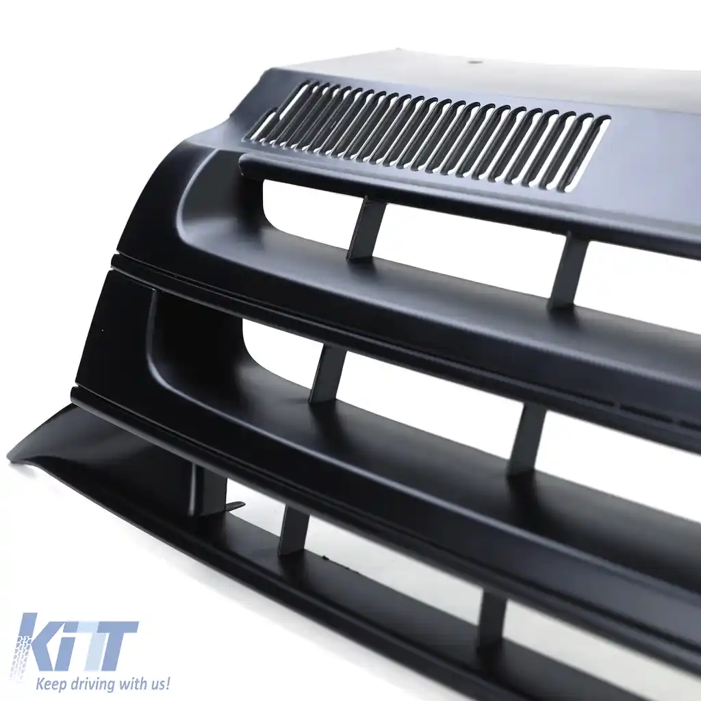 Grilă radiator neagră pentru emblemă, potrivită pentru VW Bus T5 Facelift 09-15-image-6326773