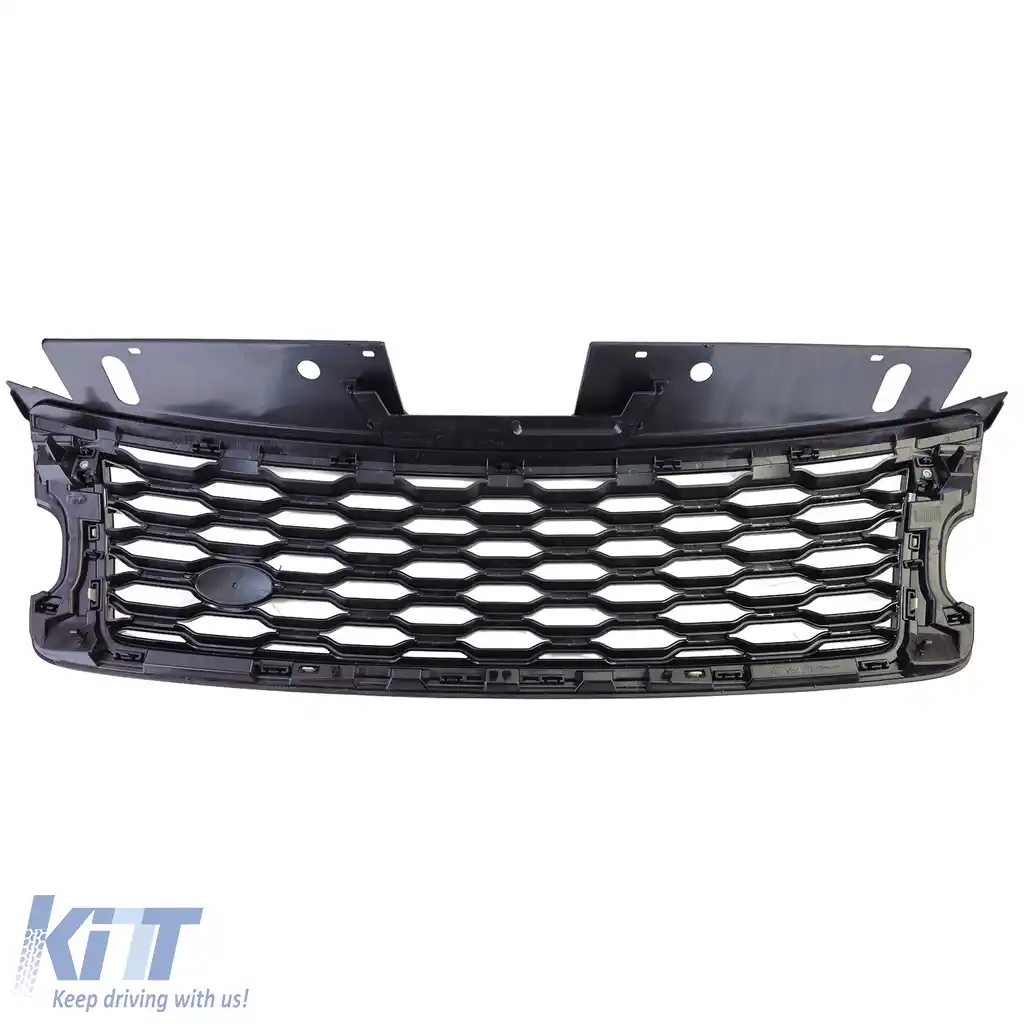 Grilă radiator negru argintiu potrivită pentru Range Rover Vogue L405 18-22-image-6210709