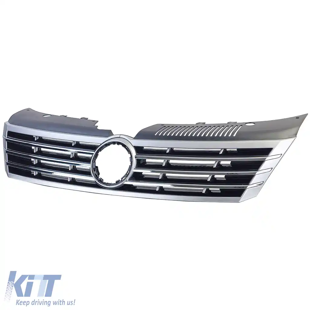 Grilă radiator negru crom potrivită pentru VW CC 2012-2017-image-6207601