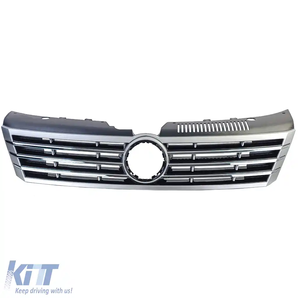 Grilă radiator negru crom potrivită pentru VW CC 2012-2017-image-6207602