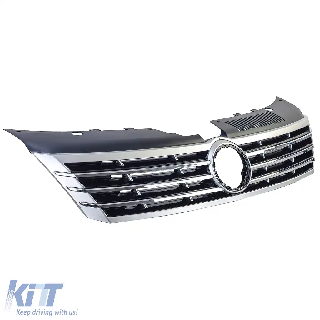 Grilă radiator negru crom potrivită pentru VW CC 2012-2017-image-6207603