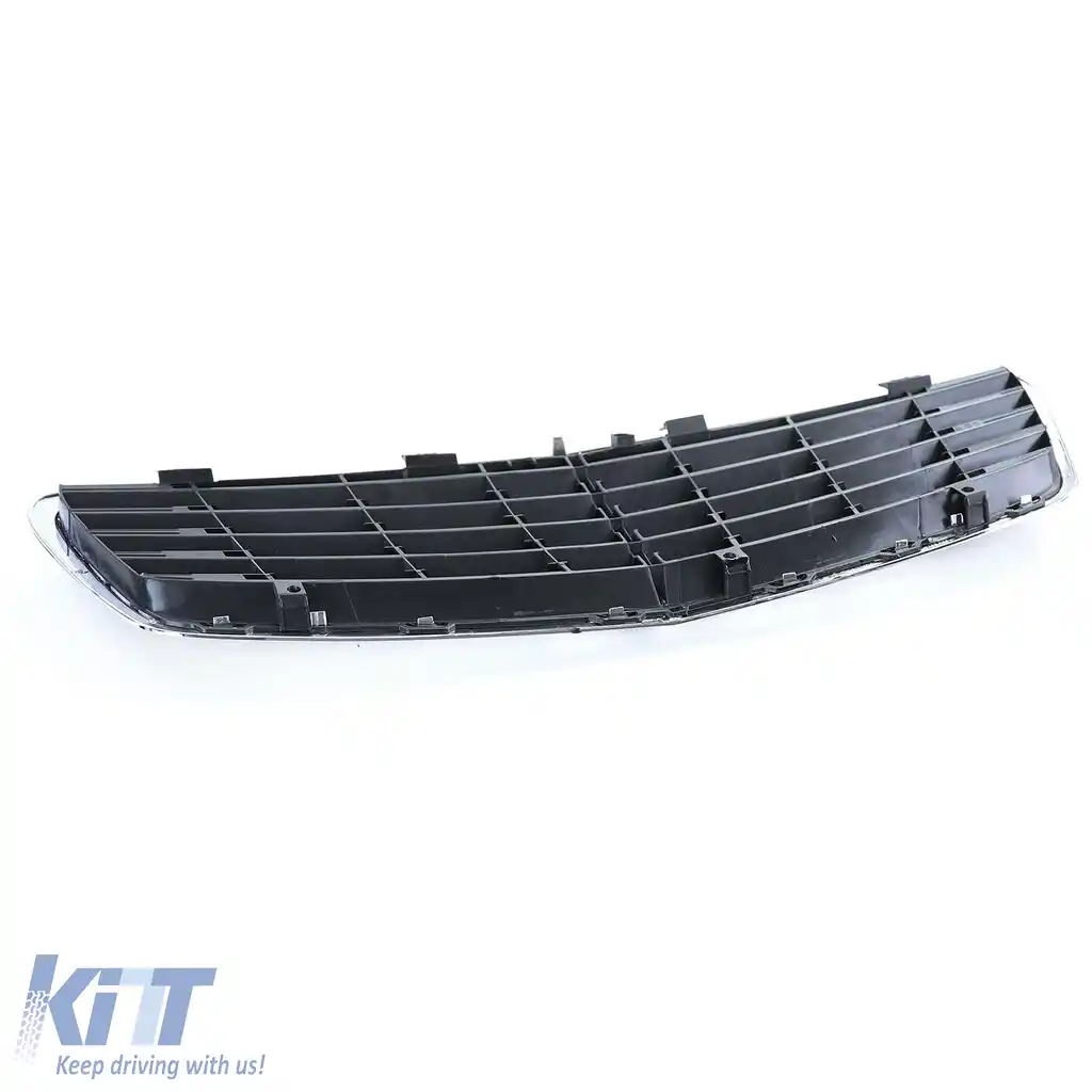 Grilă radiator negru cromat potrivită pentru Mercedes S-Class W220 pre-facelift 98-02-image-6199288