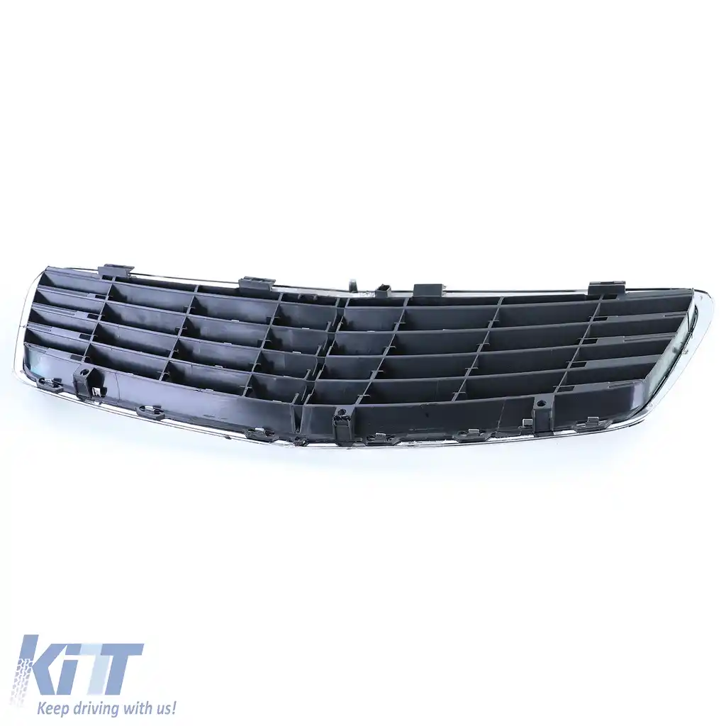 Grilă radiator negru cromat potrivită pentru Mercedes S-Class W220 pre-facelift 98-02-image-6199289