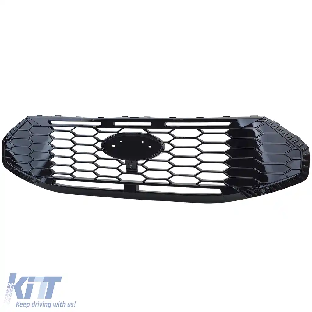 Grilă radiator negru lucios potrivită pentru Ford Tourneo Transit Custom din 2023-image-6208917