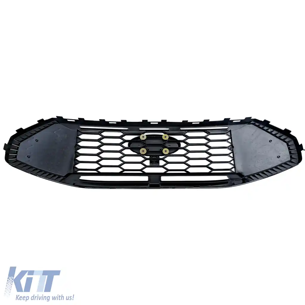 Grilă radiator negru lucios potrivită pentru Ford Tourneo Transit Custom din 2023-image-6208922