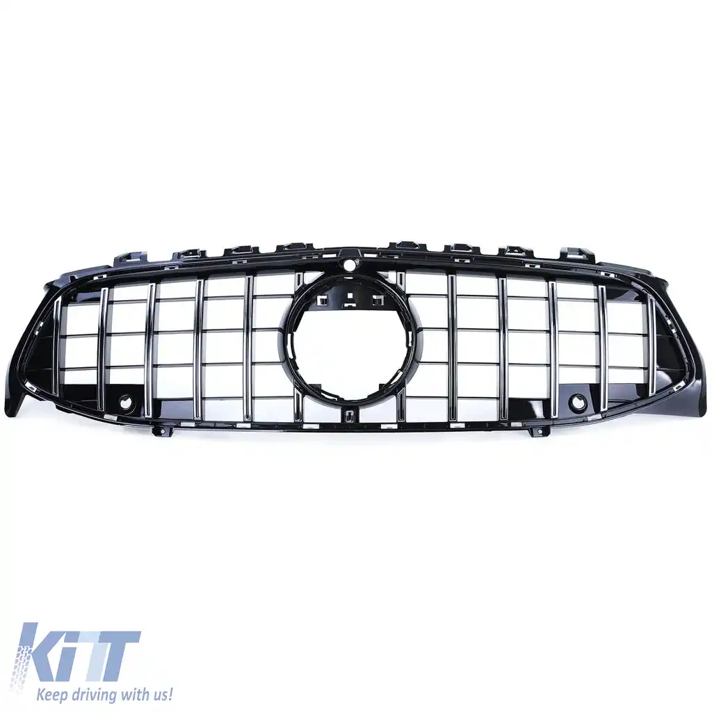 Grilă radiator sport crom negru lucios potrivită pentru Mercedes CLA C118 X118 din 19-image-6198806