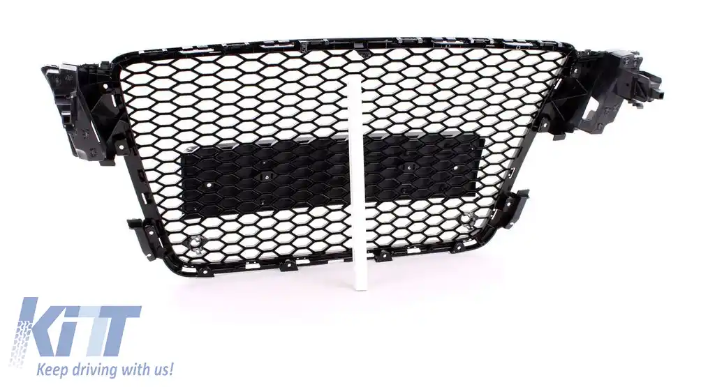 Grilă radiator sport lucioasă neagră, potrivită pentru Audi A5 8T 07-11-image-6197409