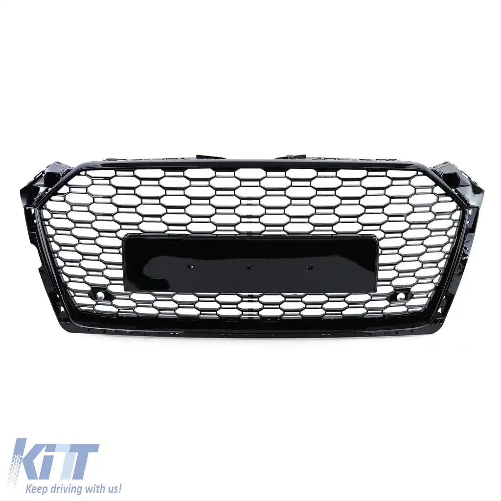 Grilă radiator sport lucioasă neagră, potrivită pentru Audi A5 F5 din 16-image-6277132