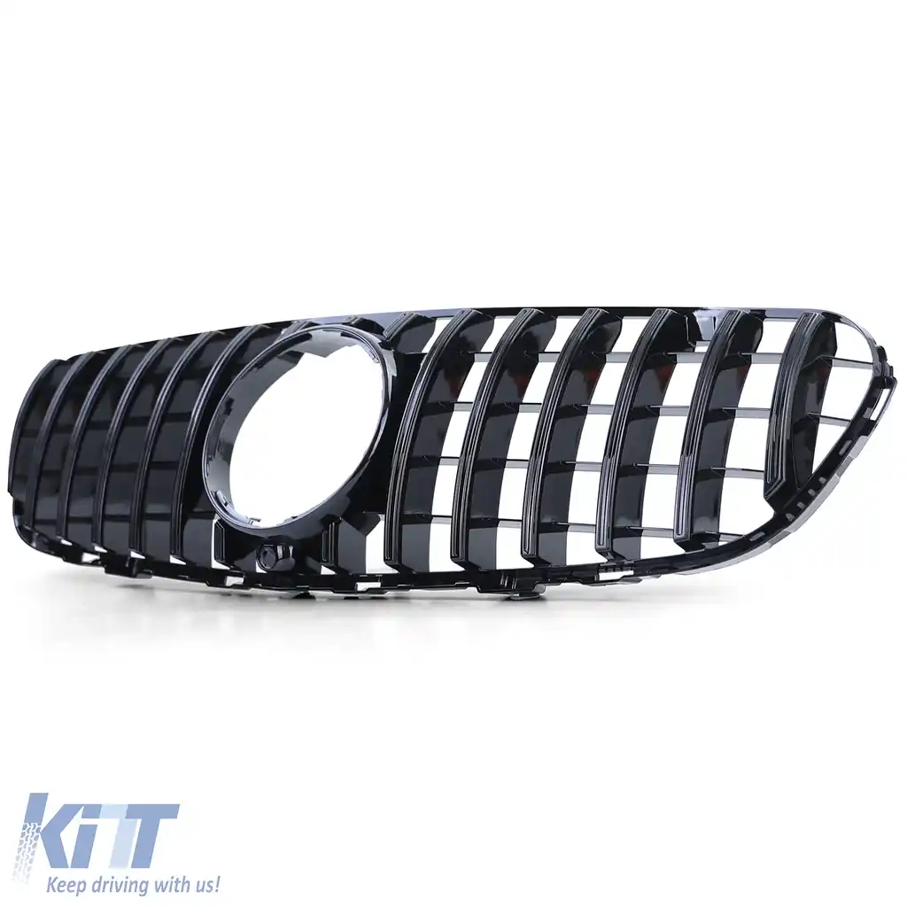 Grilă radiator sport lucios negru, potrivită pentru Mercedes GLC X253 Coupe C253 2015-2019-image-6192030