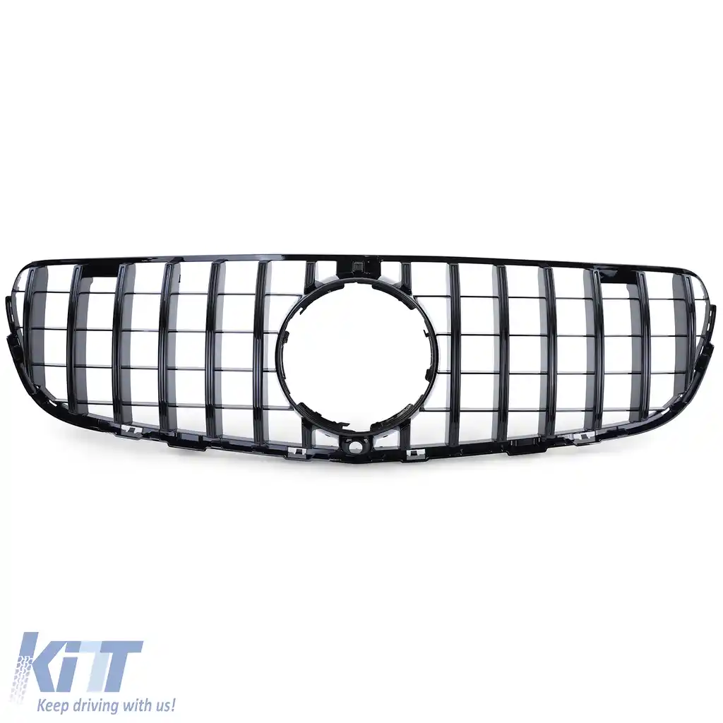 Grilă radiator sport lucios negru, potrivită pentru Mercedes GLC X253 Coupe C253 2015-2019-image-6192032