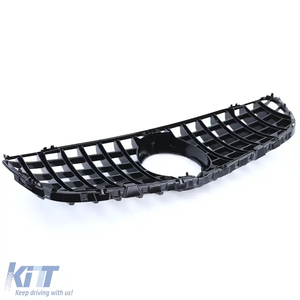 Grilă radiator sport lucios negru, potrivită pentru Mercedes GLC X253 Coupe C253 2015-2019-image-6192034