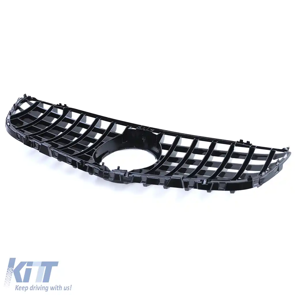 Grilă radiator sport lucios negru, potrivită pentru Mercedes GLC X253 Coupe C253 2015-2019-image-6192035