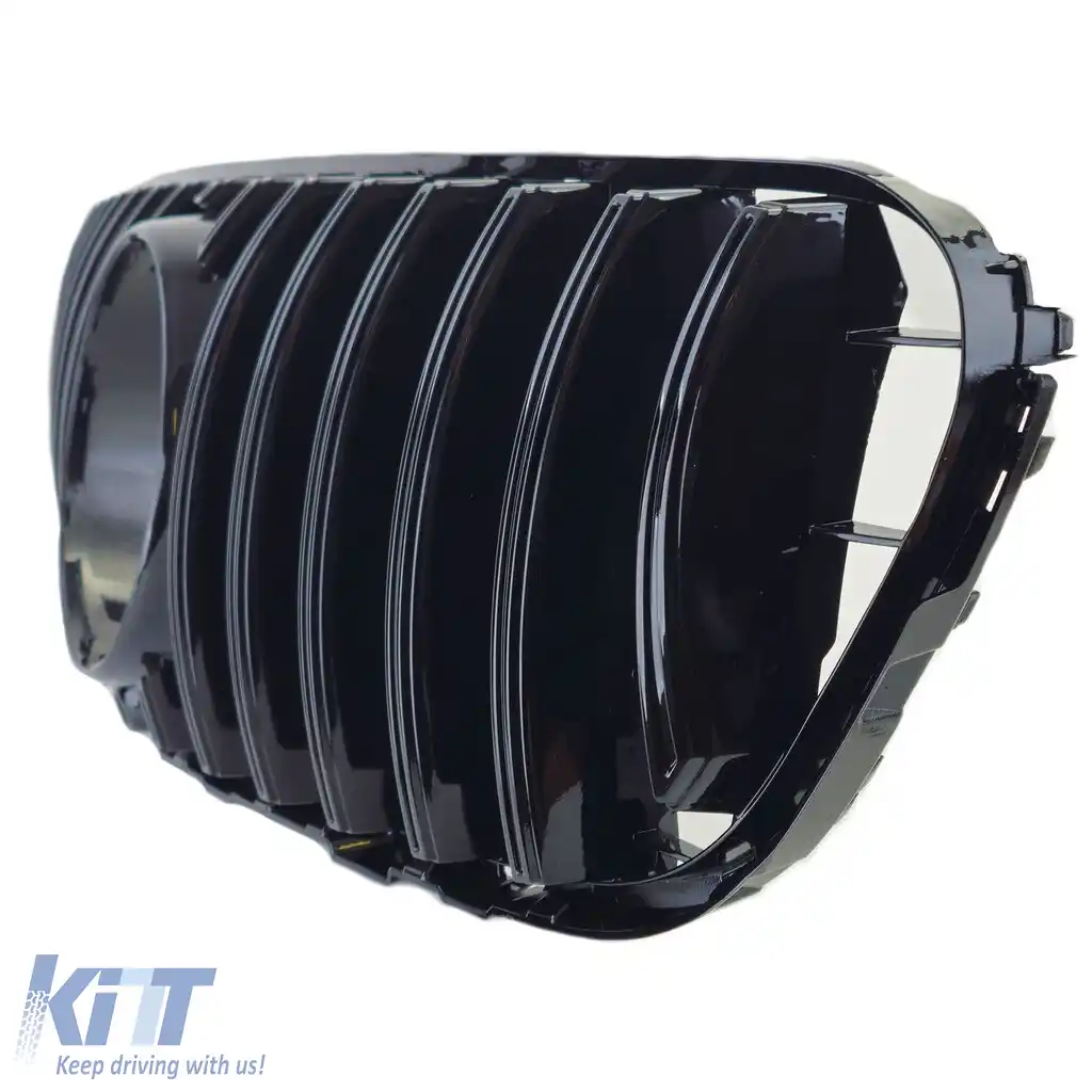 Grilă radiator sport neagră lucioasă, potrivită pentru Mercedes GLC X253 Coupe C253 15-19-image-6203839