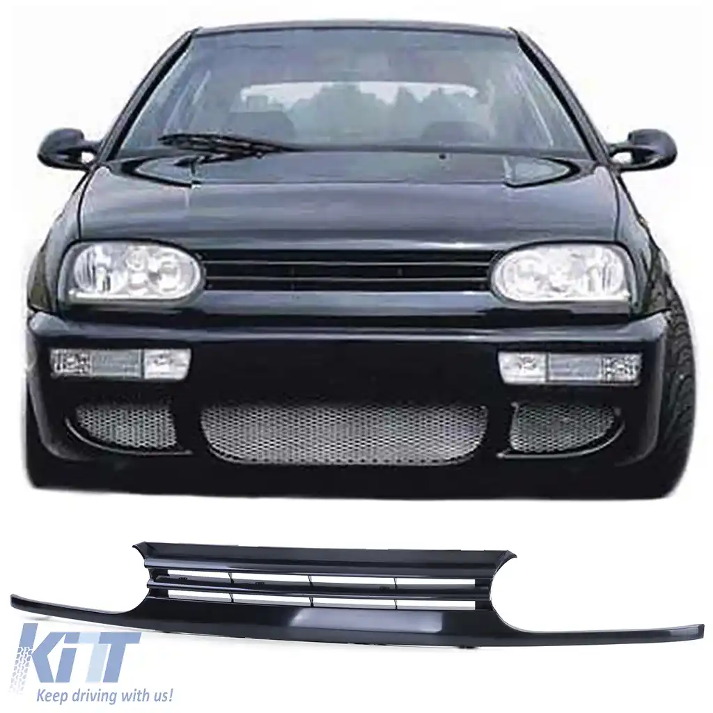 Grilă sport ABS fără emblemă VR6, potrivită pentru VW Golf 3 91-97